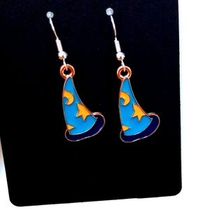 🎃 Halloween Wizard Hat Earrings